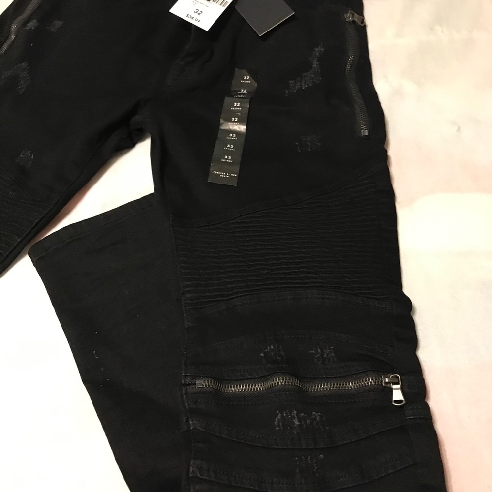 Men’s Stretch Black Denim Jeans